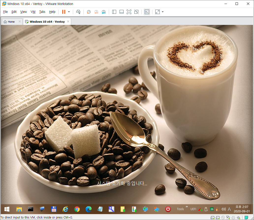 Ventoy-1.0.20을 VHD에 복사하여 부팅 테스트 (UEFI 부팅만 가능) - ISO로 된 PE는 wim과 기타 파일을 풀어서 부팅하면 됩니다 2020-09-01_140716.jpg