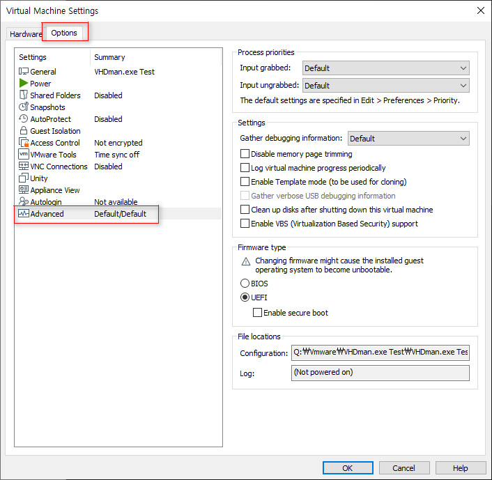 VHDman.exe v2.07으로 자식 VHD 교차부팅 테스트 - vmware - 2020-07-10_023712.jpg