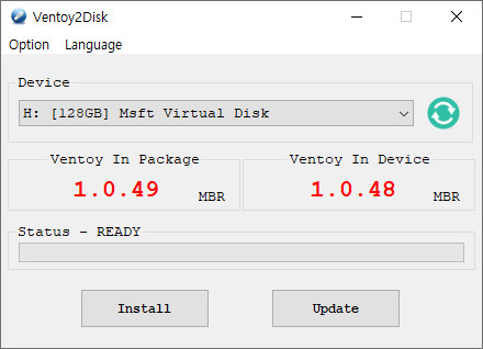 Ventoy가 어떤 버전부터인지 ISO로 된 PE를 부팅 과정에서 DVD 드라이브로 탑재해주기 때문에 ISO 안에 wim 외부에 있는 프로그램들도 사용 가능해졌습니다 - 어떤 버전인지 찾기 1.0.49 버전부터였군요 [최초기록] 2022-03-06_132911.jpg