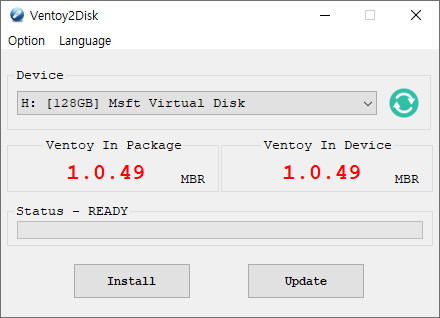 Ventoy가 어떤 버전부터인지 ISO로 된 PE를 부팅 과정에서 DVD 드라이브로 탑재해주기 때문에 ISO 안에 wim 외부에 있는 프로그램들도 사용 가능해졌습니다 - 어떤 버전인지 찾기 1.0.49 버전부터였군요 [최초기록] 2022-03-06_132921.jpg