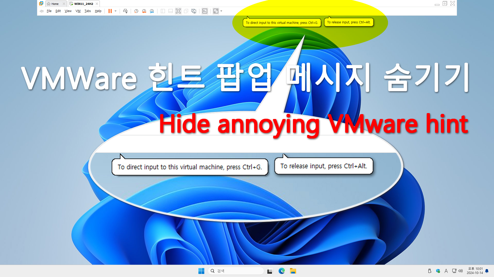 VMWare 팝업 힌트 메시지 숨기기.jpg