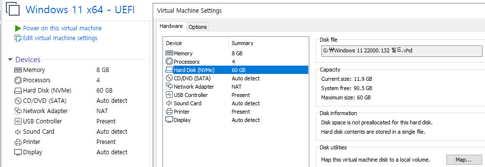 VHDman.exe으로 가상 머신에 UEFI 부팅용으로 VHD 만들기 - Windows 11 22000.132 빌드 설치하기 2021-08-17_034910.jpg