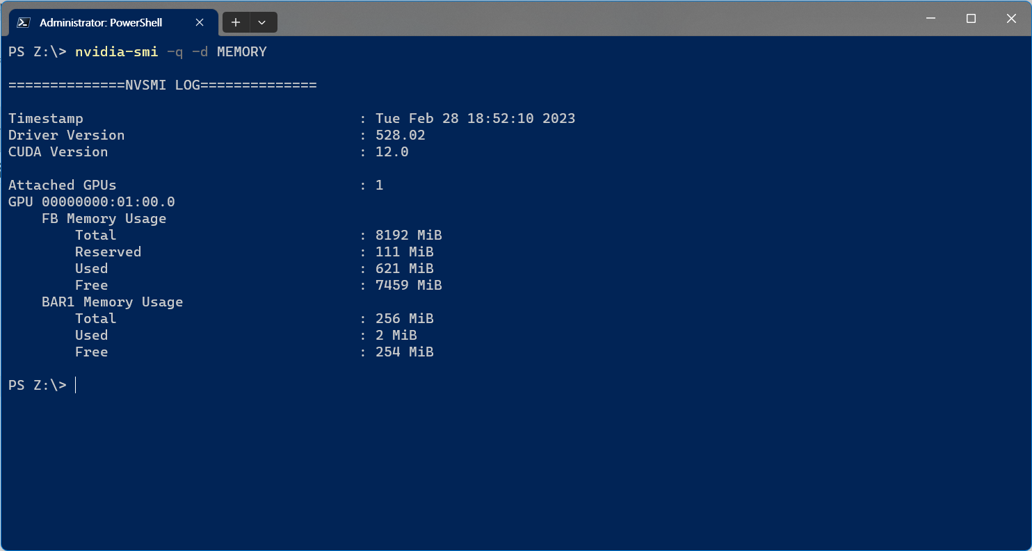 nvidia-smi -q -d MEMORY.png