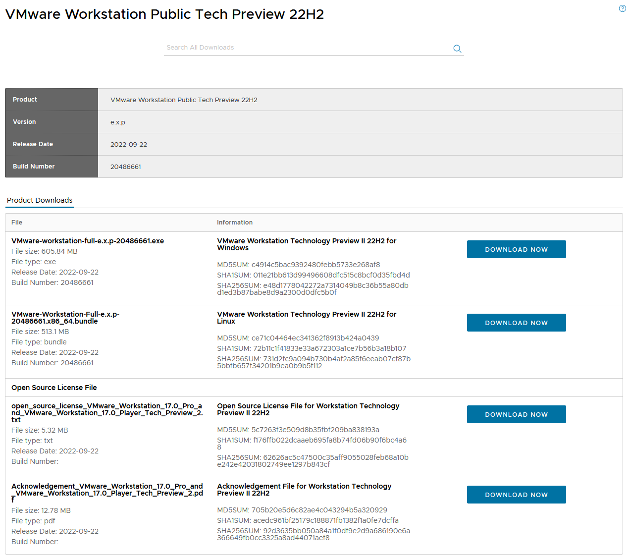 VMware Workstation Technology Preview II 22H2.png