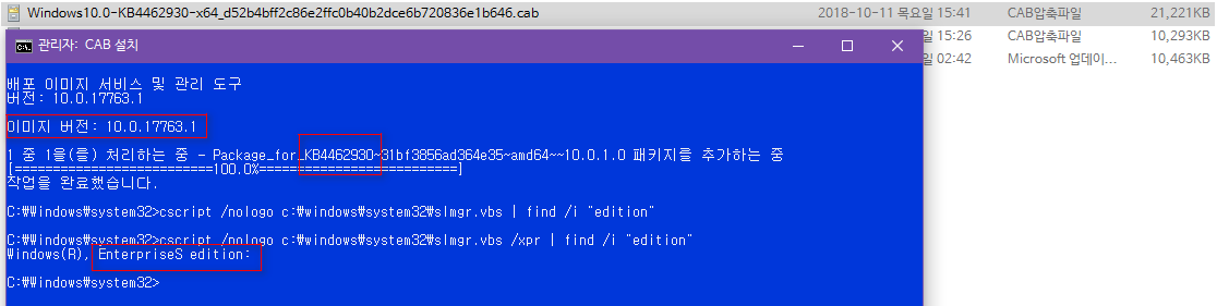 Windows 10 버전1809용 Adobe Flash Player 업데이트 KB4462930 (버전 31.0.0.122) 가 다시 나왔고, LTSC와 서버에도 설치됩니다 - 2019 LTSC 에 설치 되네요 2018-10-17_042506.png