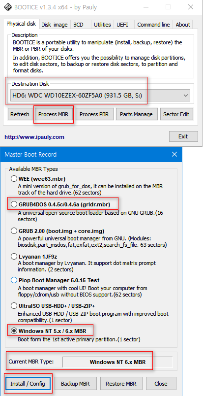 Grub4dos команды как восстановить windows загрузку