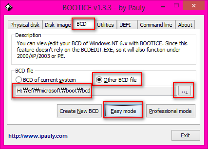 uefi모드로64pe부팅을해봅시다-efi에bcd를수정합니다.png
