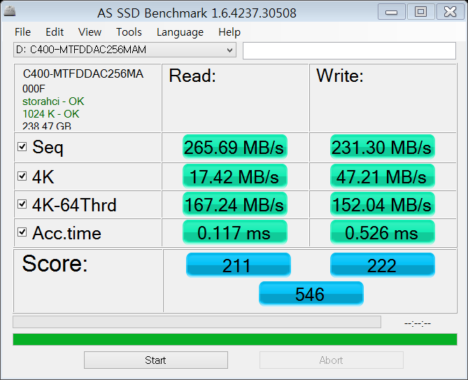 as-ssd-bench C400-MTFDDAC256M 2012-10-20 오후 12-30-48.png