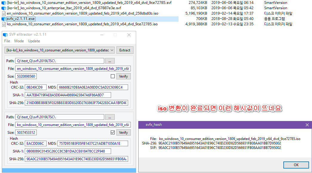 2019 LTSC [주의, 버전은 1809] 2019년 5월 통합본 msdn은 아직 없고, 2월 통합본만 있어서 영문판 consumer 기준으로 svf 파일로 변환해봤습니다 2019-06-06_063631.jpg