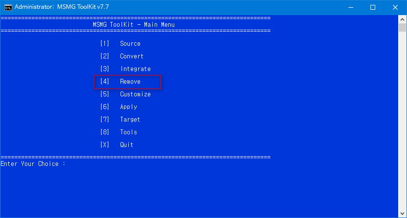 MSMG Toolkti v7.7로 윈도10 버전1709 [16299.15] RTM 빌드에 16299.19 누적 업데이트 적용하고 닷넷3.5 - 기본앱 삭제 테스트 2017-10-15_100359.png