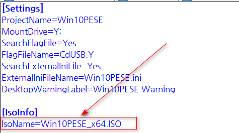 chum4 - win10x64 PE - 실컴 부팅 테스트 - 엉뚱한 iso 파일이 Y드라이브로 연결되어서 원인을 알고 보니까 MountPEmedia.ini 설정 때문이었네요 2017-09-04_223607.png