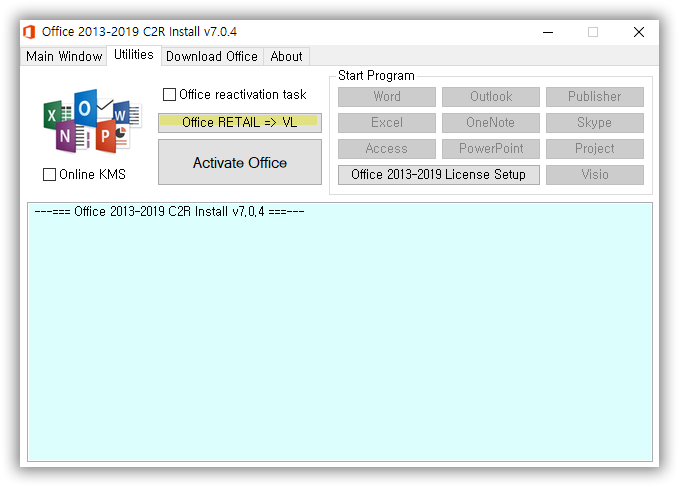 Microsoft office с активатором для windows 10. Office 2013-2019 c2r. Программа для активации офиса. Активатор Microsoft Office 2019. Активатор офис 2019.