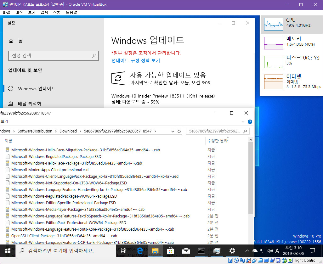 윈도10 19H1 인사이더 프리뷰 18351.1 빌드 나왔네요 2019-03-06_031012.jpg