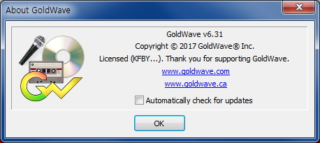 instaling GoldWave 6.78