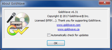 GoldWave 6.78 download the last version for apple