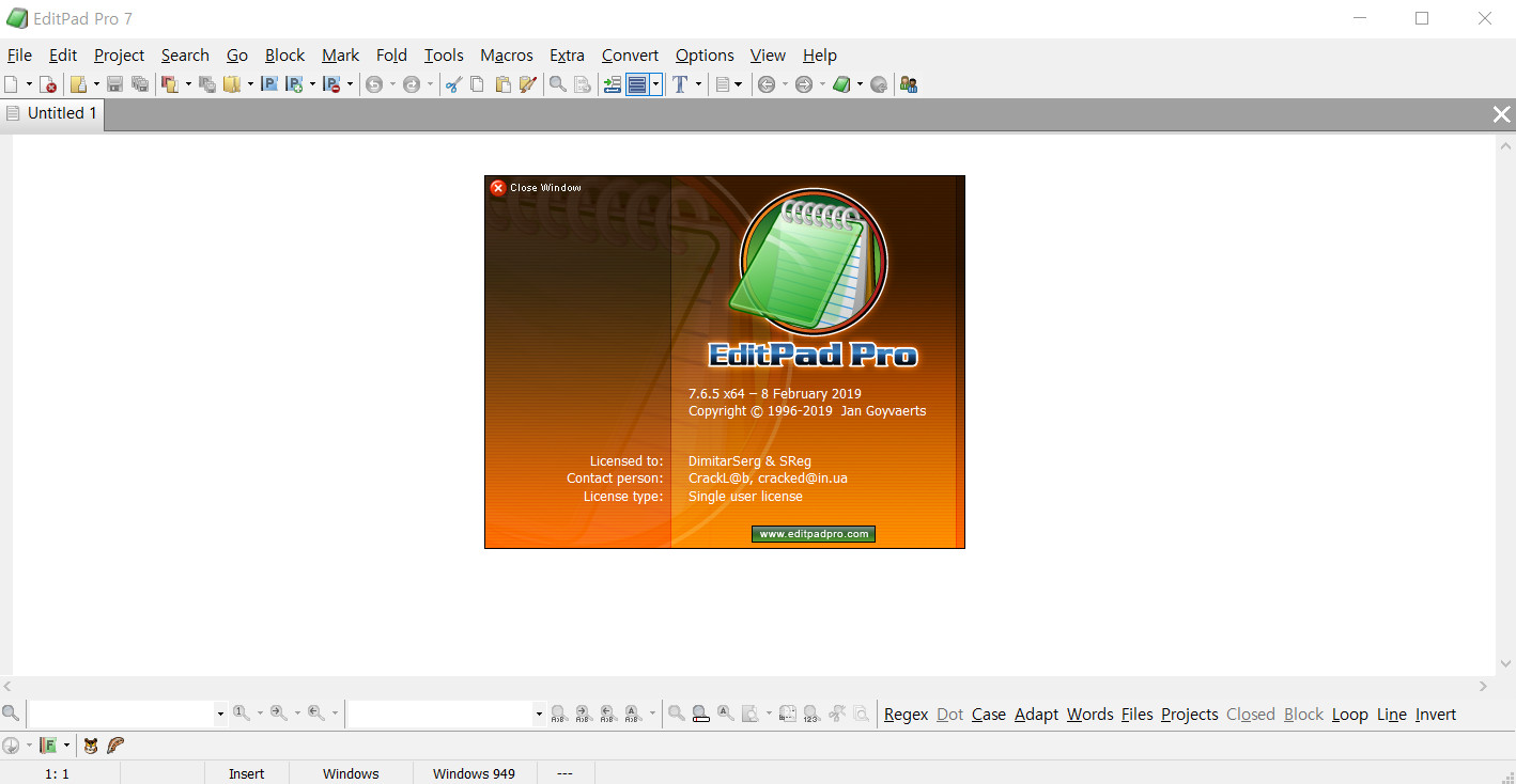 editpad lite 7.6.5 liscence