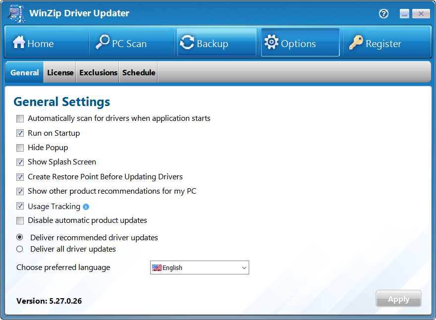 WinZip Driver Updater 5.42.2.10 instal the new version for apple