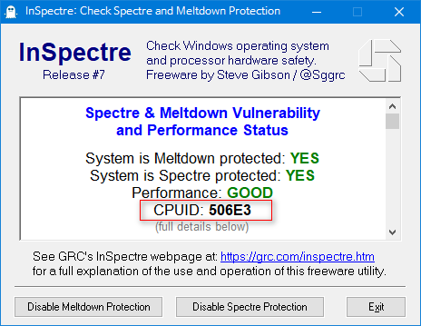 InSpectre.exe 업데이트 버전 - 7번째 파일 - CPU ID가 표시 되네요 2018-03-08_155404.png