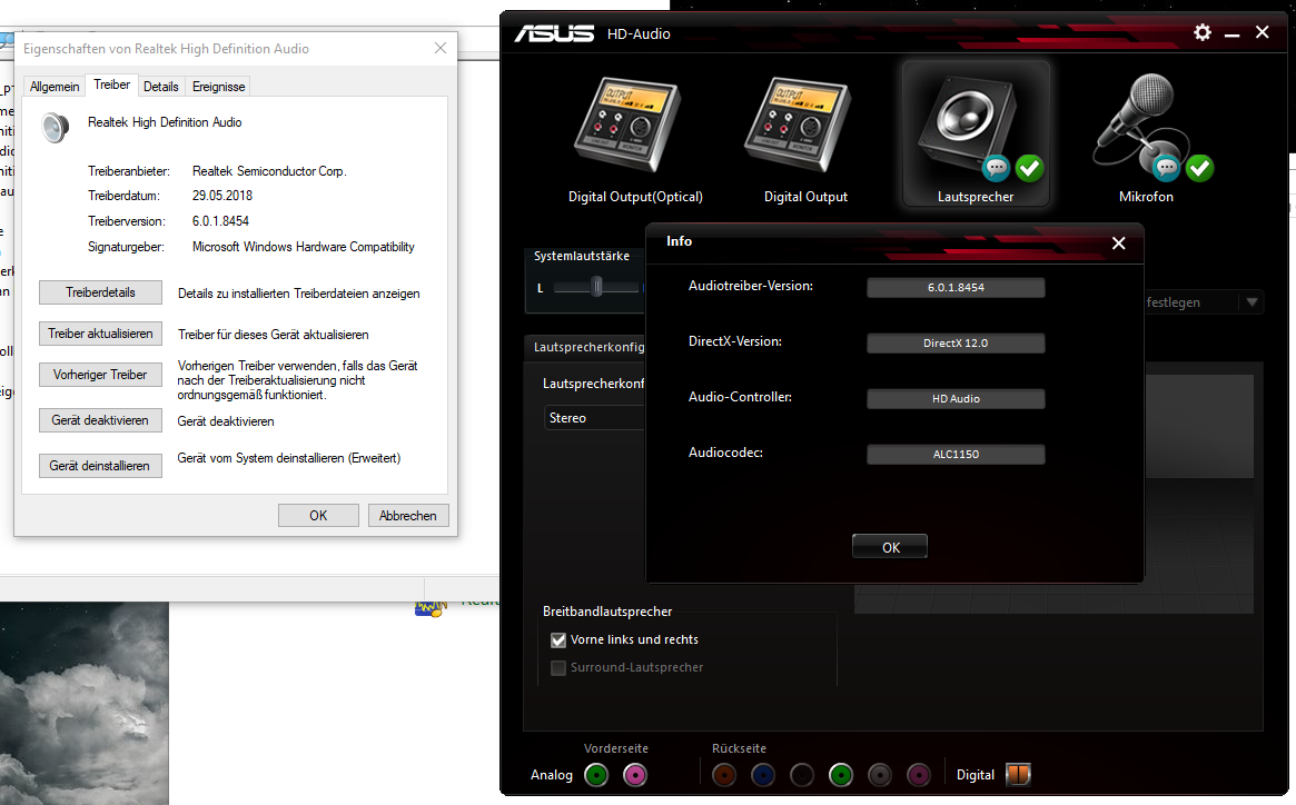 realtek hd audio drivers uad for gigabyte board