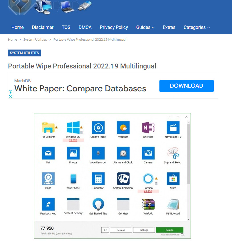 Wipe Professional 2023.07 for android download