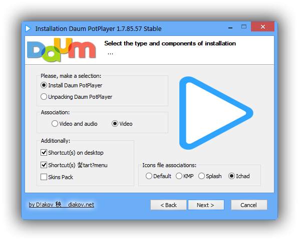 Daum PotPlayer 1.7.21953 for android instal