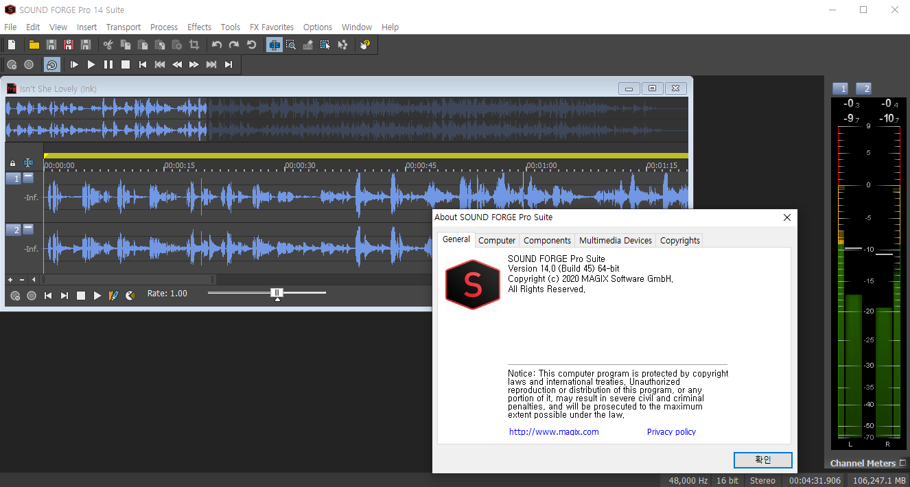 sound forge pro 14